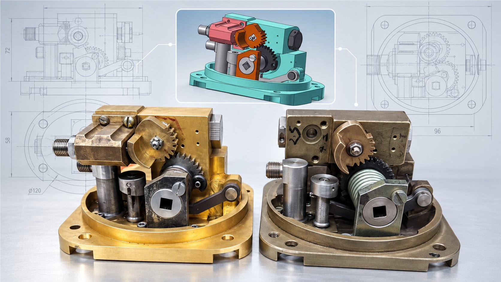 Reverse-engineered and indigenously developed EKM torpedo starting gear assemblies