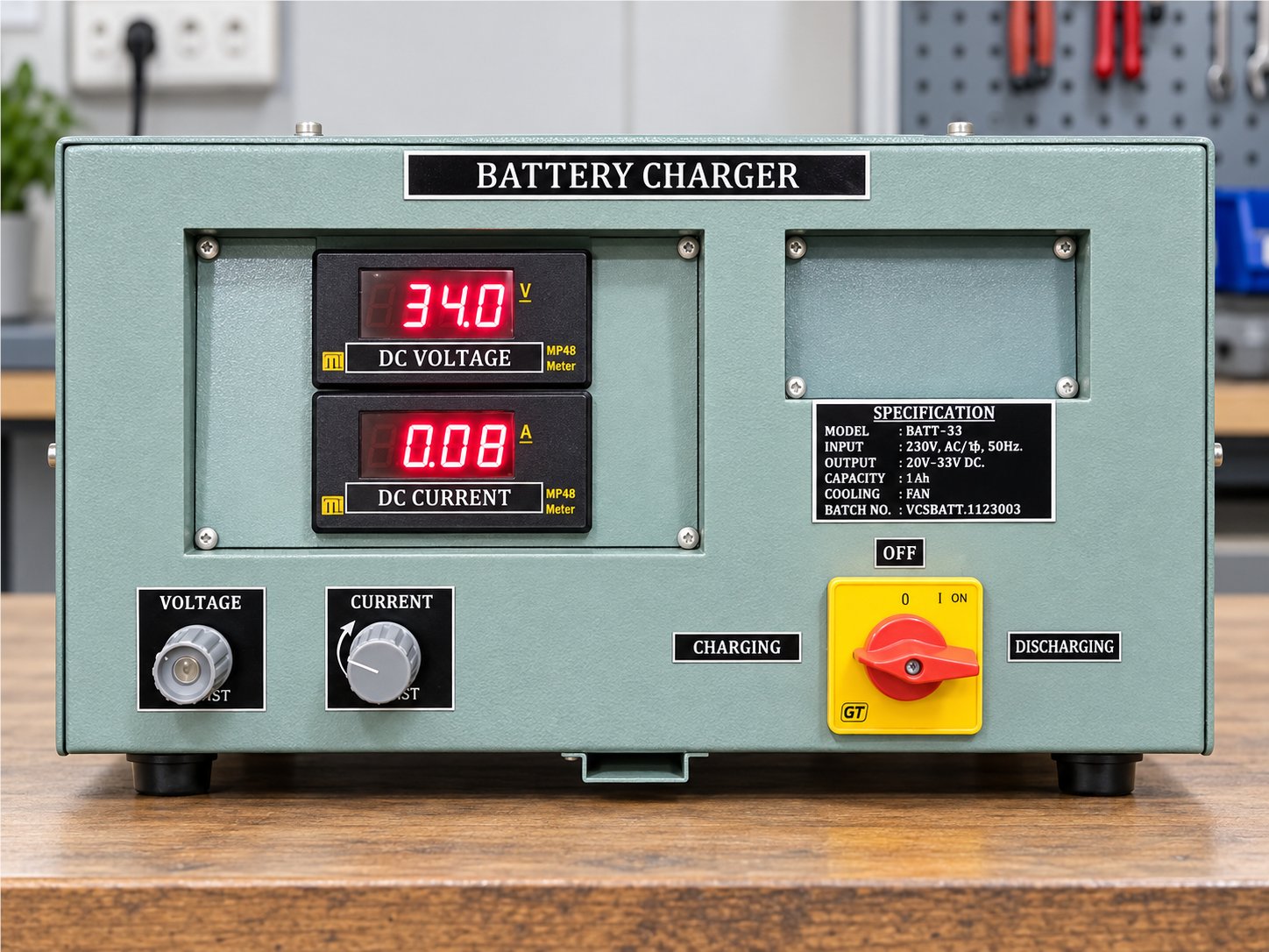 Programmable NiMH battery charger developed for the O2 Torpedo battery pack