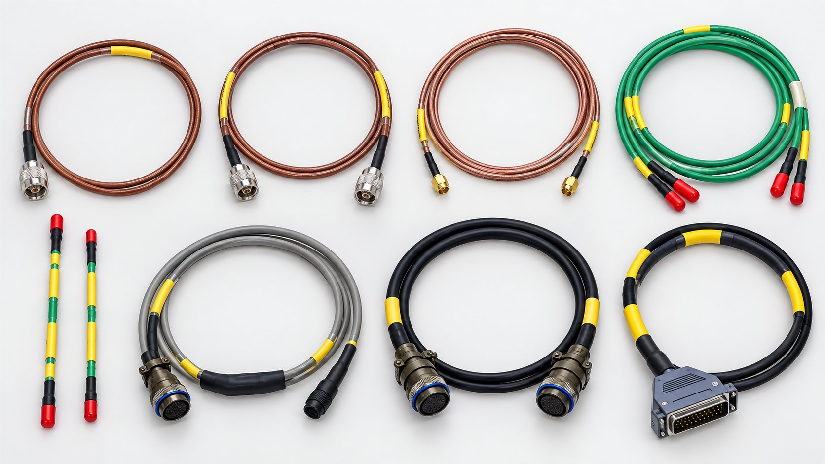 RF cable assemblies manufactured for Naval Missile Automatic Test Equipment