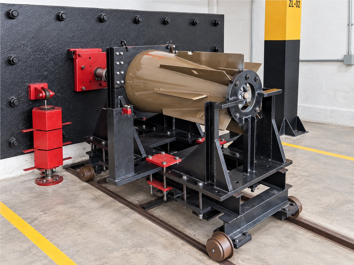 Rocket motor static firing fixture designed and developed for life-extension trials