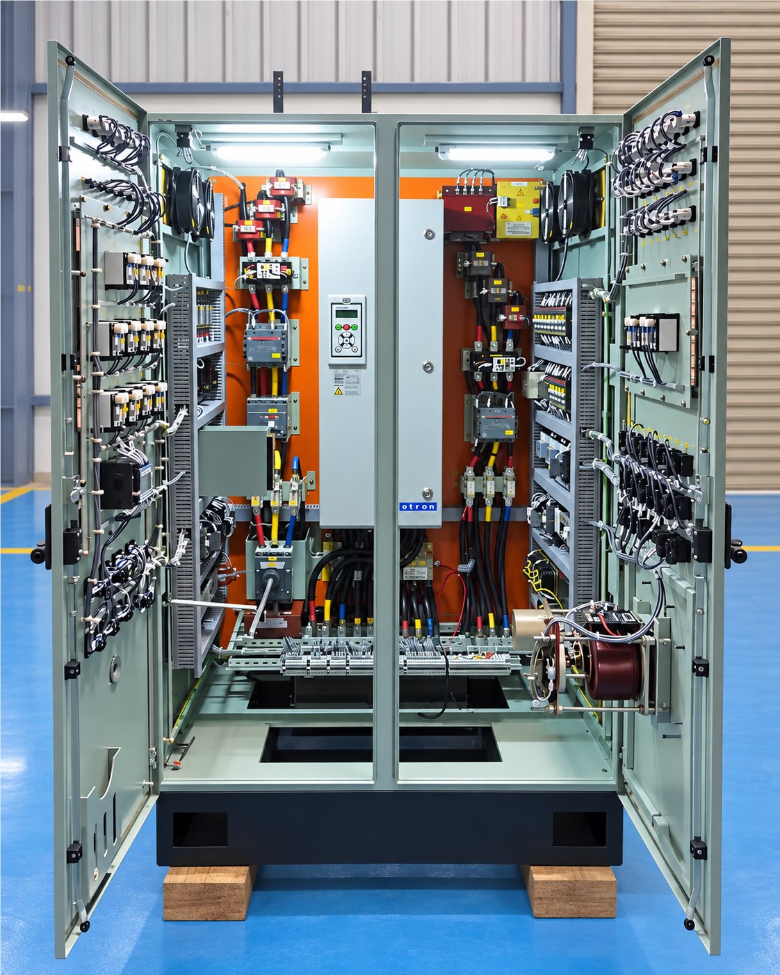 Integrated electrical control and power system